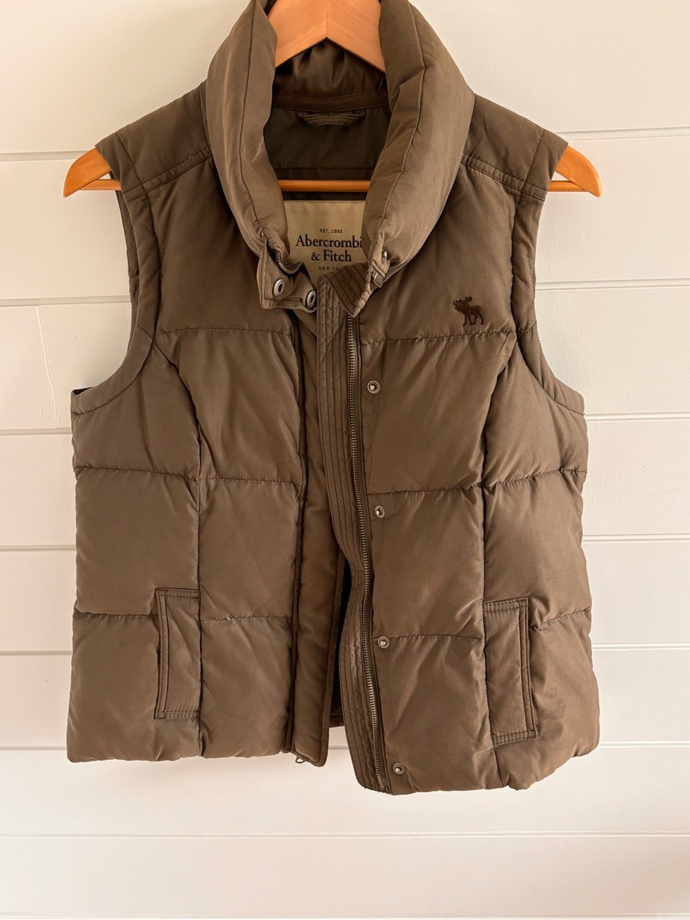 Vintage Y2K Abercrombie & Fitch Down Puffer Vest - Womens L